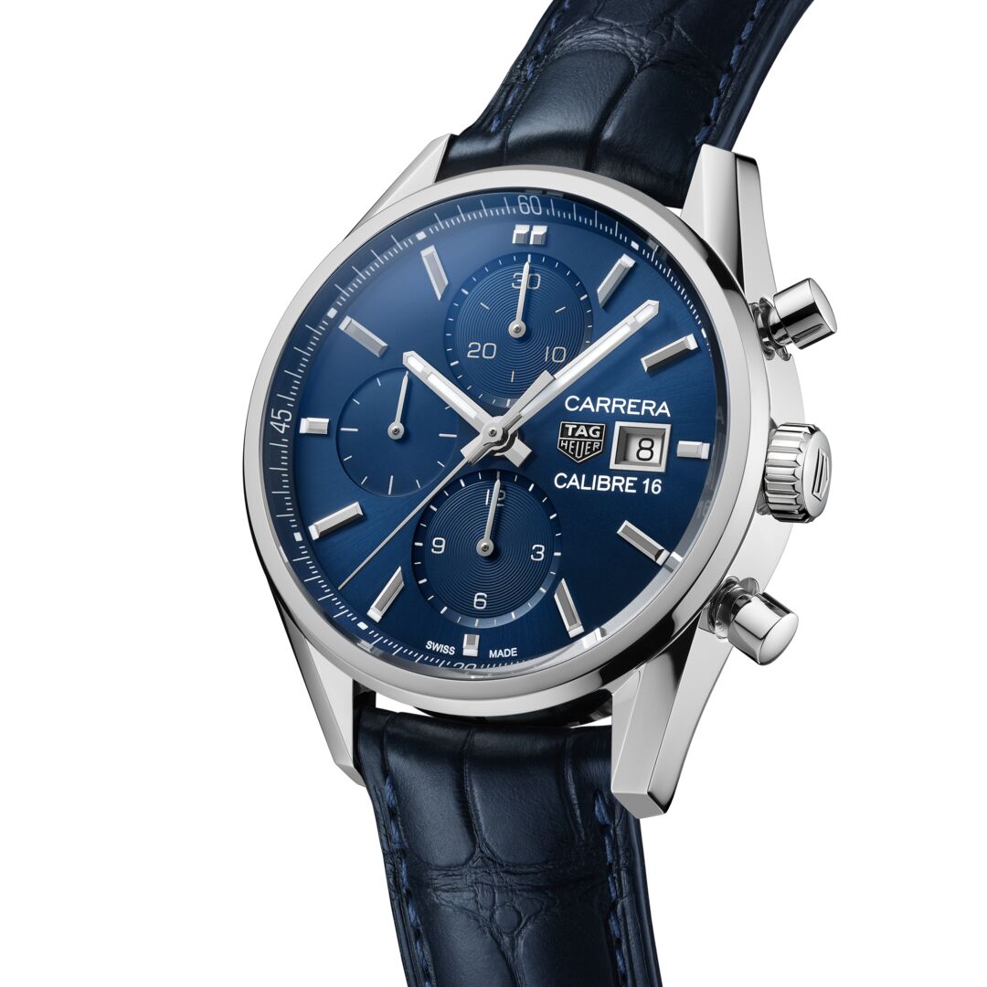 Tag heuer calibre 16 blue dial shop