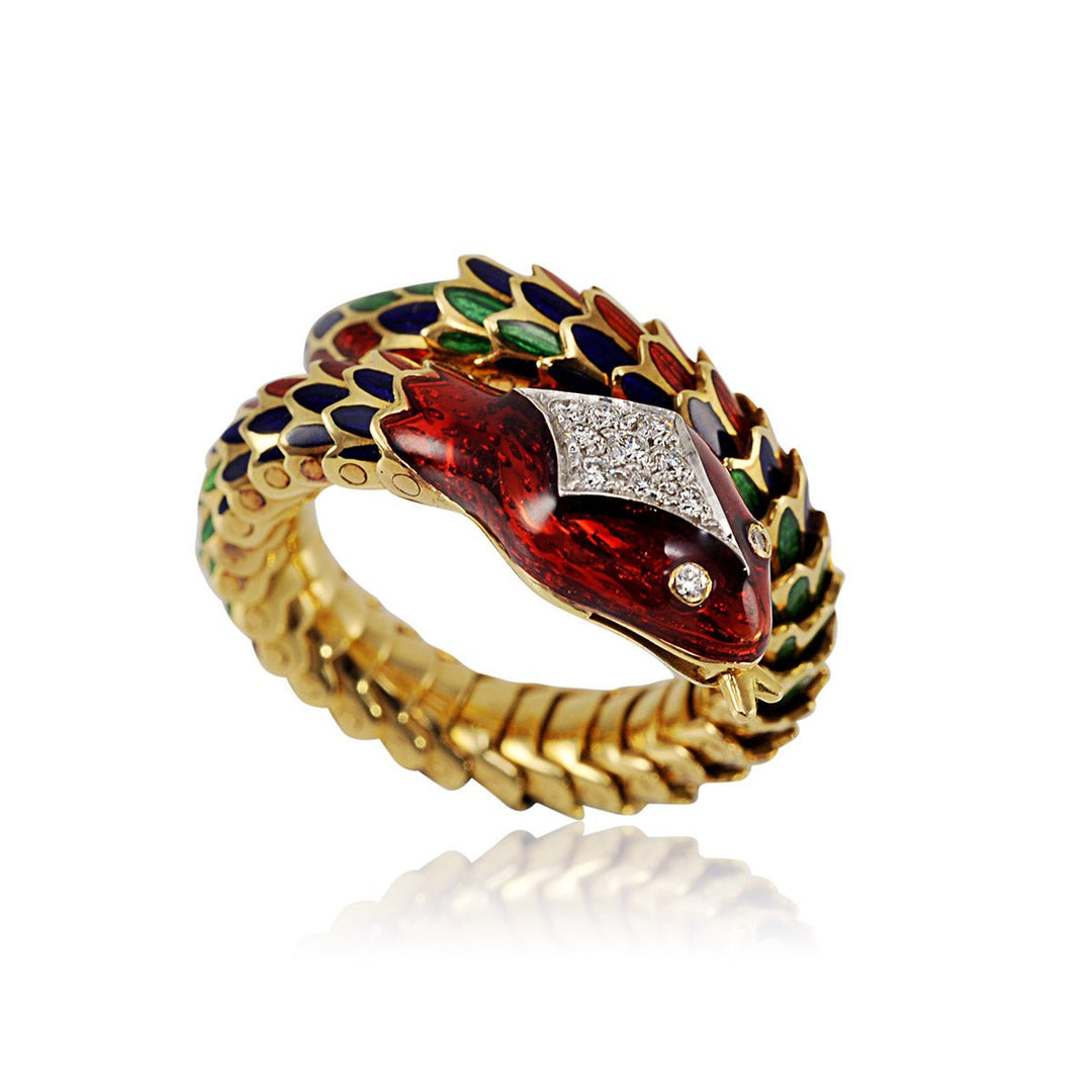 Gold Snake Ring - Deacon & Son