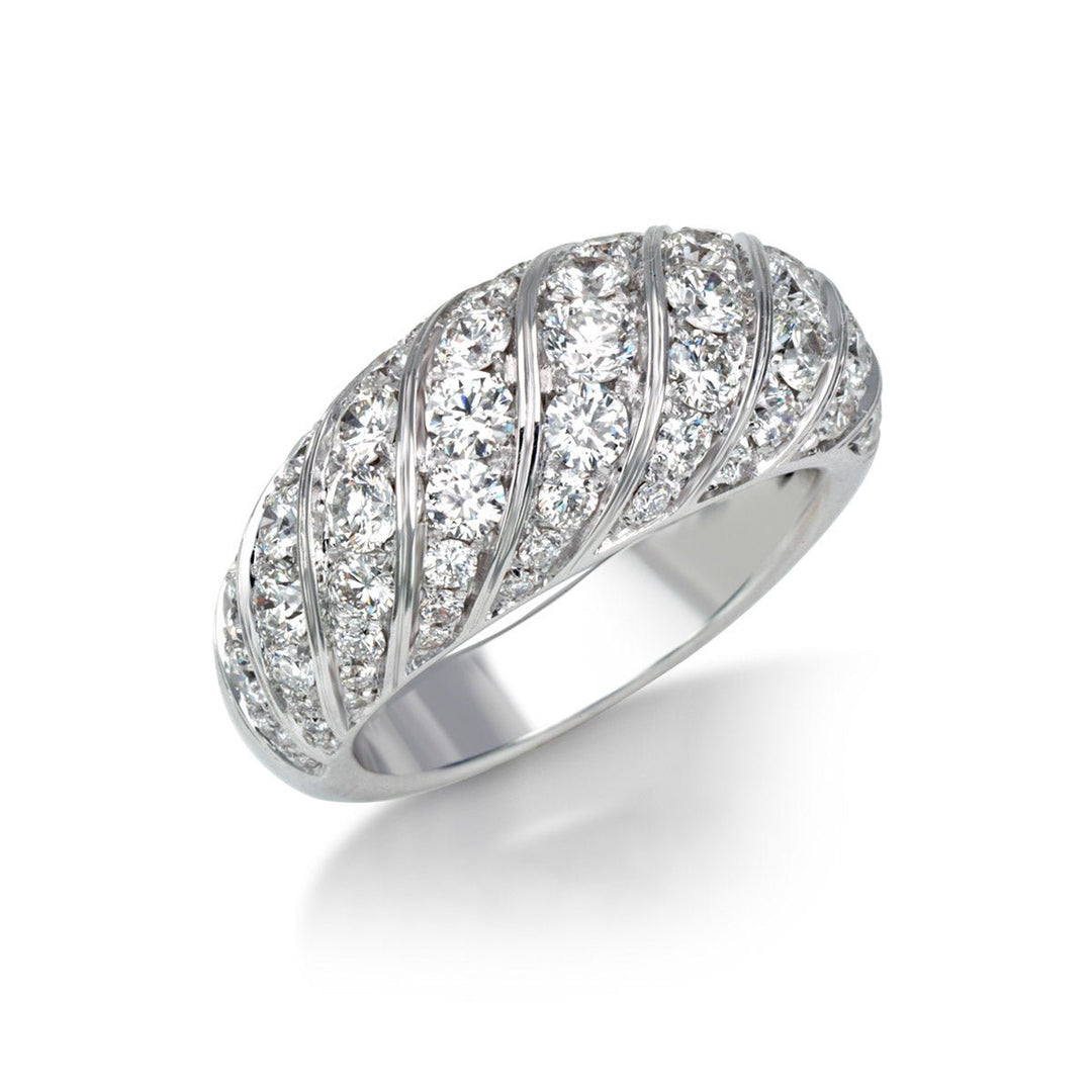 Diamond Encrusted Dress Ring - Deacon & Son