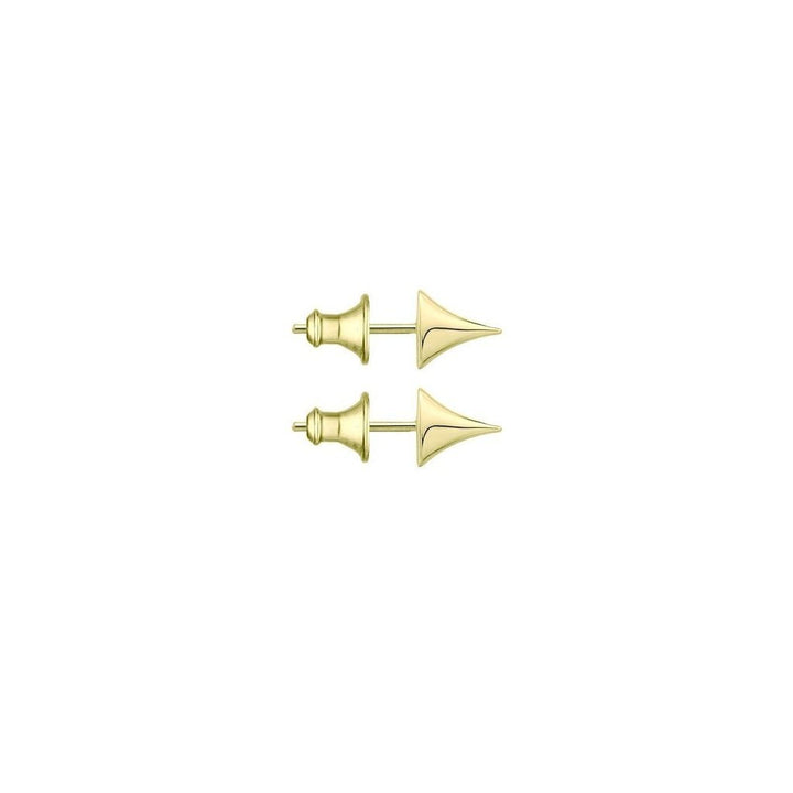 Yellow Gold Vermeil Rose Thorn Stud Earrings - Deacon & Son