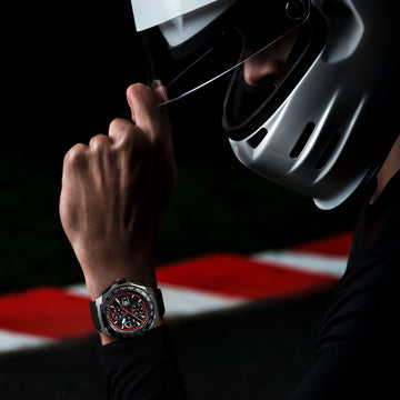 TAG Heuer CBZ2082.FT8096 automatic chronograph with black DLC titanium case and tachymeter bezel