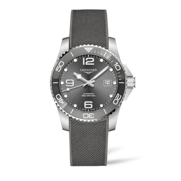 Longines HydroConquest L3.781.4.76.9 automatic watch with ceramic bezel and stainless steel case
