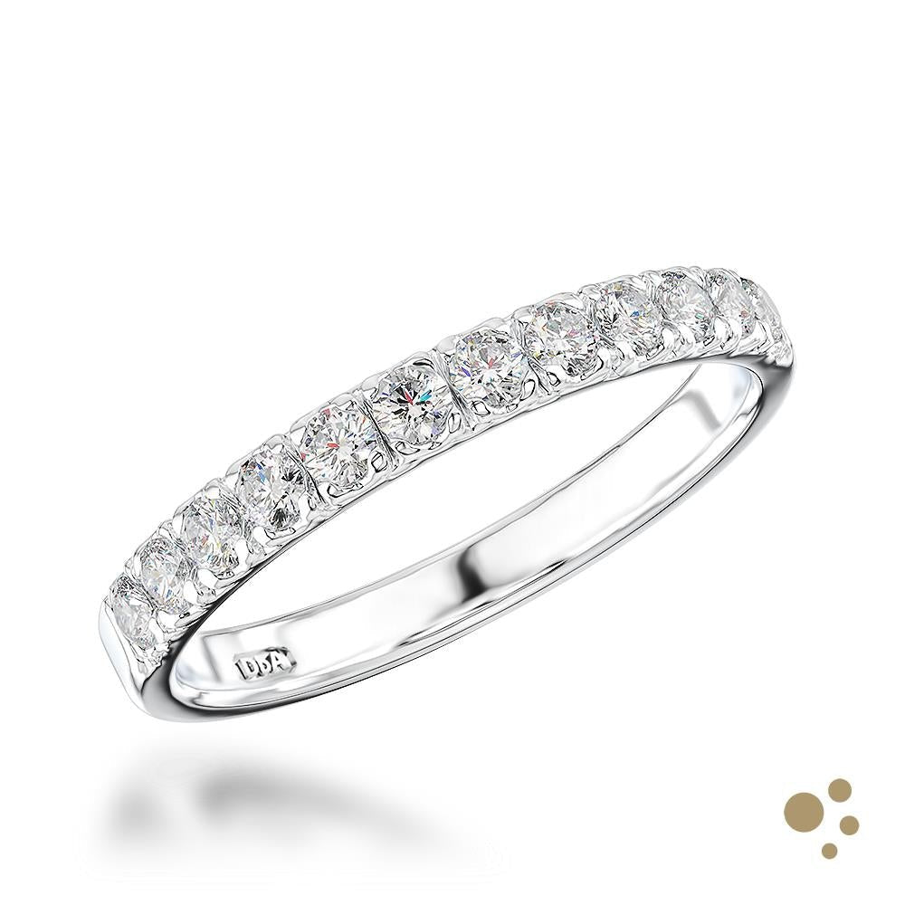 Skye Eternity Bridal 0.33ct Diamond Platinum Ring - Deacon & Son