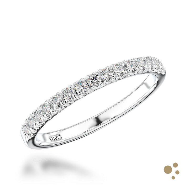 Skye Eternity Bridal 0.22ct Diamond Platinum Ring - Deacon & Son