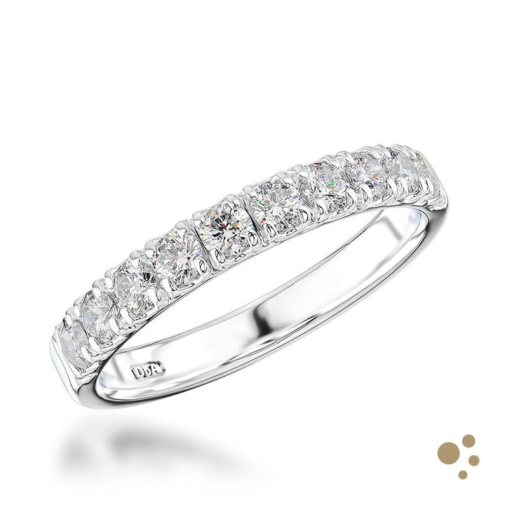 Skye Eternity Bridal 0.53ct Diamond Platinum Ring - Deacon & Son