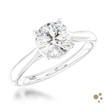 Premier Classic Solitaire 1.50ct Diamond Platinum Ring - Deacon & Son