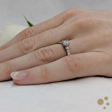Skye Classic Round Solitaire 0.30ct Diamond Platinum Ring - Deacon & Son