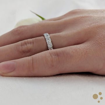 Affinity Bridal 0.71ct Diamond Platinum Ring - Deacon & Son