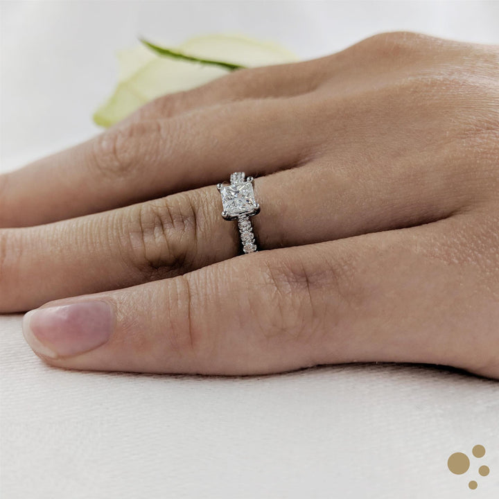 Skye Classic Princess Solitaire 0.50ct Diamond Platinum Ring