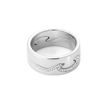 Fusion End Ring 18ct White Gold