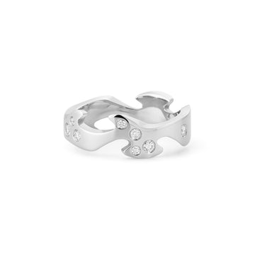 Fusion Diamond Centre Ring