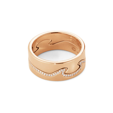 Fusion End Ring 18ct Rose Gold