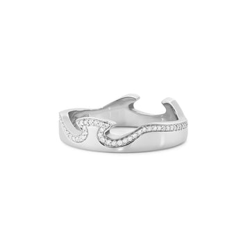 Fusion End Ring 18ct White Gold
