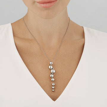 Moonlight Grapes Long Pendant Necklace