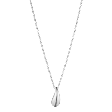 Georg Jensen Reflect Sterling Silver drop-shaped Pendant and chain
