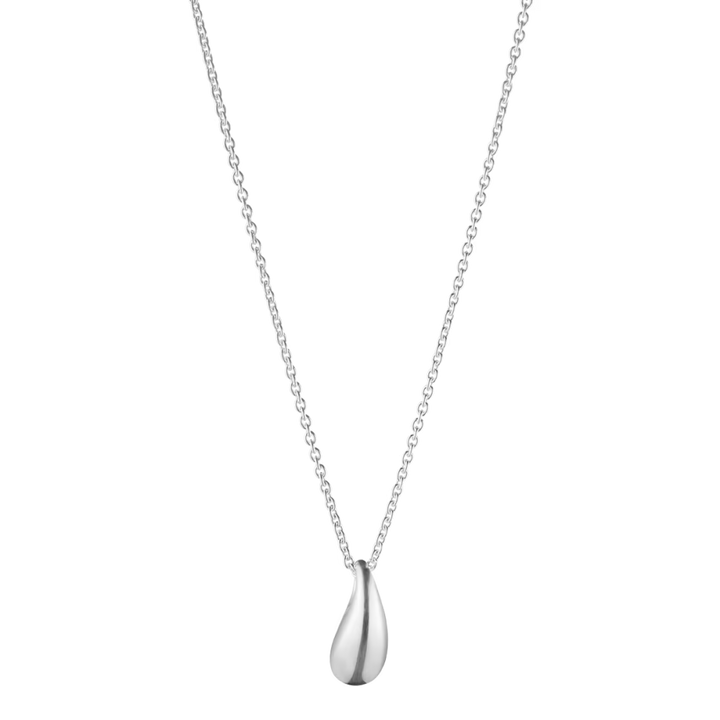 Georg Jensen Reflect Sterling Silver drop-shaped Pendant and chain