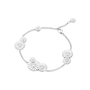 Daisy 9 Flower Layered Bracelet