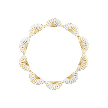 Daisy Half Flower Necklace