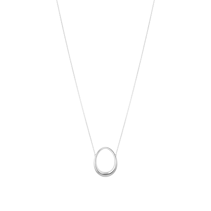 Georg Jensen Offspring Medium sterling silver pendant necklace on a silver chain