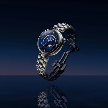 Tissot Desir moon phase editorial shot.