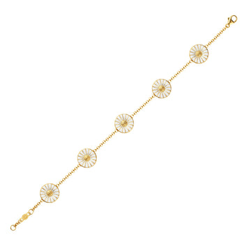 Daisy Silver Bracelet