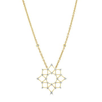Diamond Snowflake Pendant
