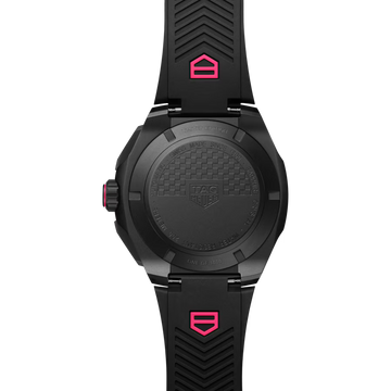 TAG Heuer Formula 1 Calibre 16 chronograph featuring a black DLC titanium case