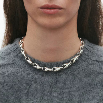 Georg Jensen Offspring 20001847 silver link bracelet designed by Jacqueline Rabun
