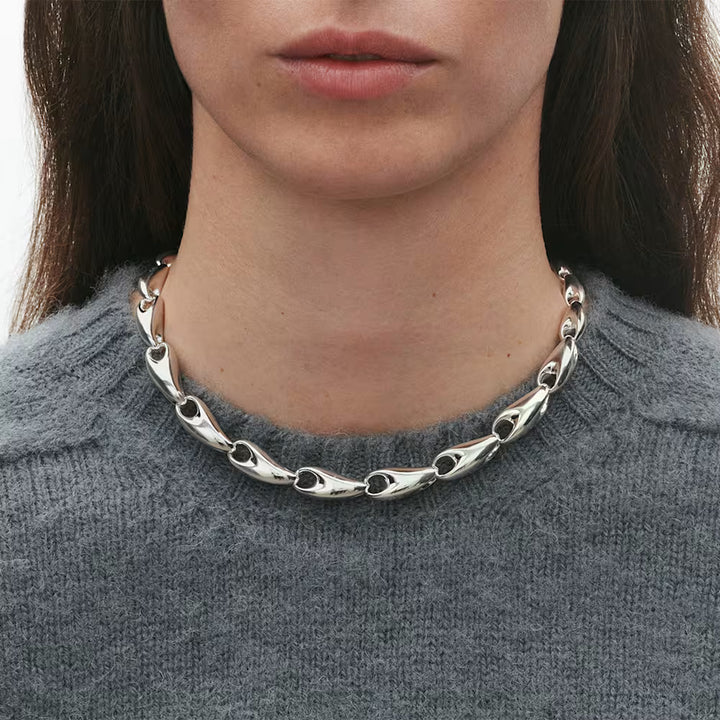 Georg Jensen Offspring 20001847 silver link bracelet designed by Jacqueline Rabun
