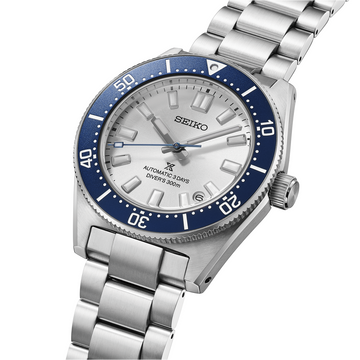 Seiko HBC005J1 anniversary edition dive watch with silver-white dial and sapphire crystal