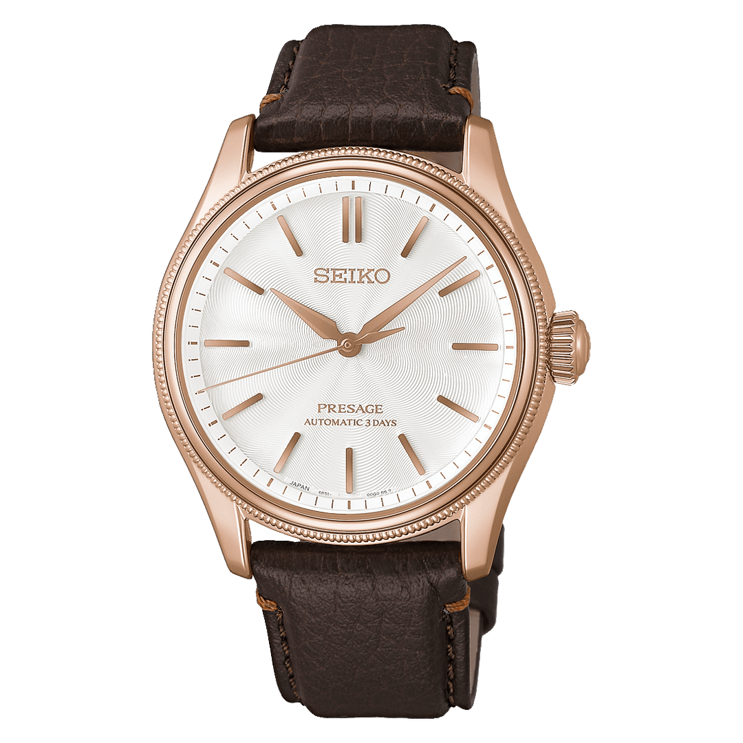 Seiko Presage HCC008J1 Tomioka Silk Limited Edition with Shiro-neri white dial