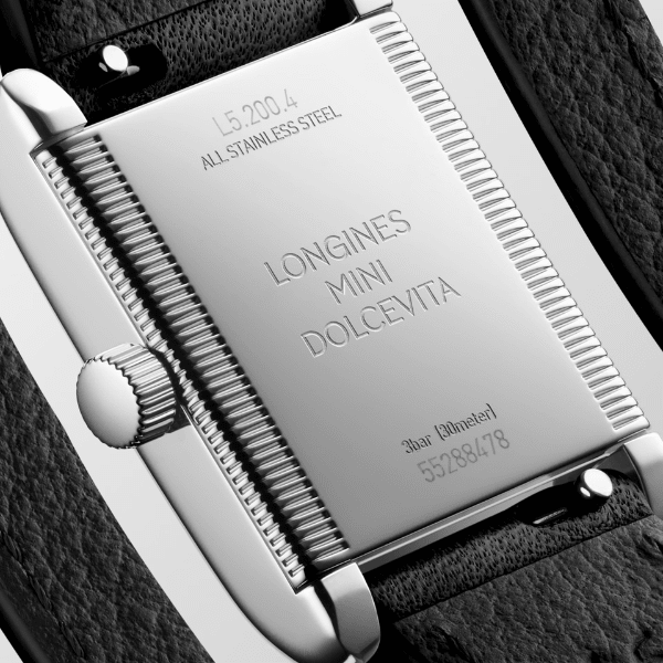 Longines Mini DolceVita L5.200.4.71.0 stainless steel case back
