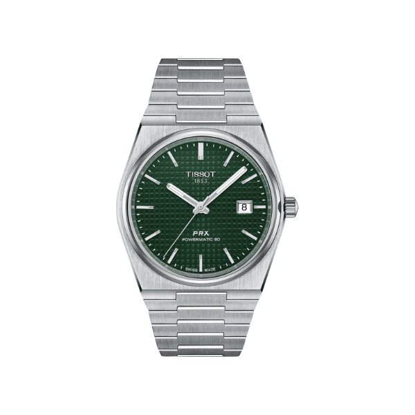 Tissot PRX Powermatic, affordable automatic Swiss movement with retro integrated bracelet 