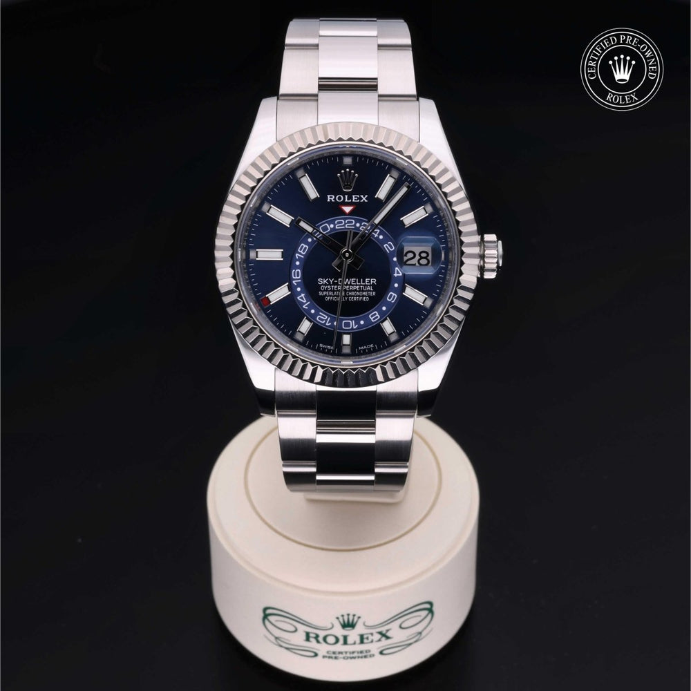 RCPO Oyster Perpetual Sky-Dweller Blue - Deacon & Son