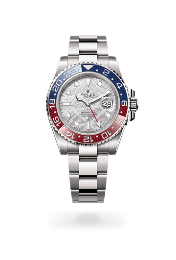Rolex GMT-Master II 40 mm watch in 18 ct white gold, M126719BLRO-0002 - Deacon & Son