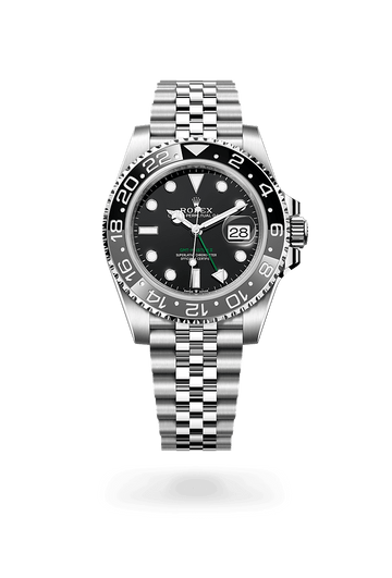 Rolex GMT-Master II 40 mm watch in Oystersteel, M126710GRNR-0003 - Deacon & Son