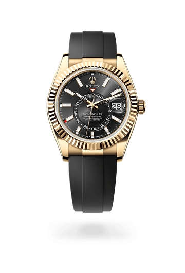 Rolex Sky-Dweller 42 mm watch in 18 ct yellow gold, M336238-0002 - Deacon & Son