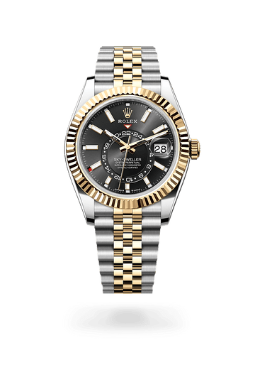 Rolex Sky-Dweller 42 mm watch in Yellow Rolesor, M336933-0004 - Deacon & Son