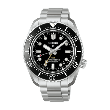 Seiko Prospex HBC002J1 1968 Heritage GMT diver's watch in Oceanic Black with 42mm stainless steel case and ceramic bezel