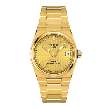 PRX Powermatic 80 35mm Gold waffle Dial - Deacon & Son