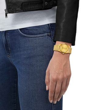 PRX Powermatic 80 35mm Gold waffle Dial - Deacon & Son