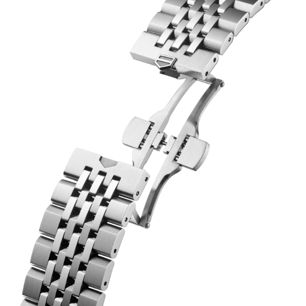 TAG Heuer Carrera stainless steel folding clasp with TAG Heuer logo