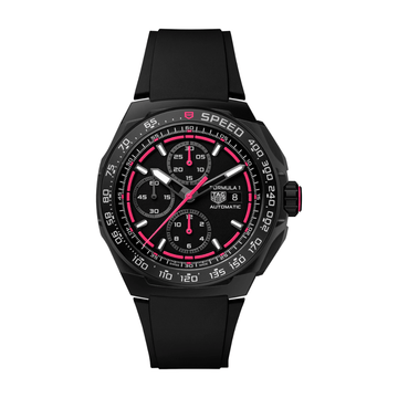 TAG Heuer Formula 1 Chronograph CBZ2087.FT8107 with black opaline dial and rubber strap