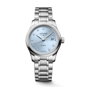 Master Collection Frosted Blue Diamond Dial - Deacon & Son