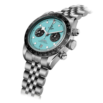 BLACK BAY CHRONO 'Flamingo Blue' - Deacon & Son