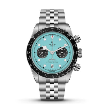 BLACK BAY CHRONO 'Flamingo Blue' - Deacon & Son