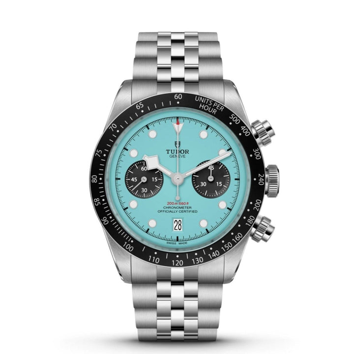 BLACK BAY CHRONO 'Flamingo Blue' - Deacon & Son