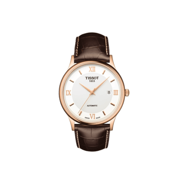 Rare Tissot Rose Dream Gents Watch 18ct Rose Gold Case - automatic ETA movement.