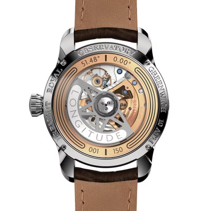 British-made Bremont Longitude watch featuring the ENG300 manufacture movement