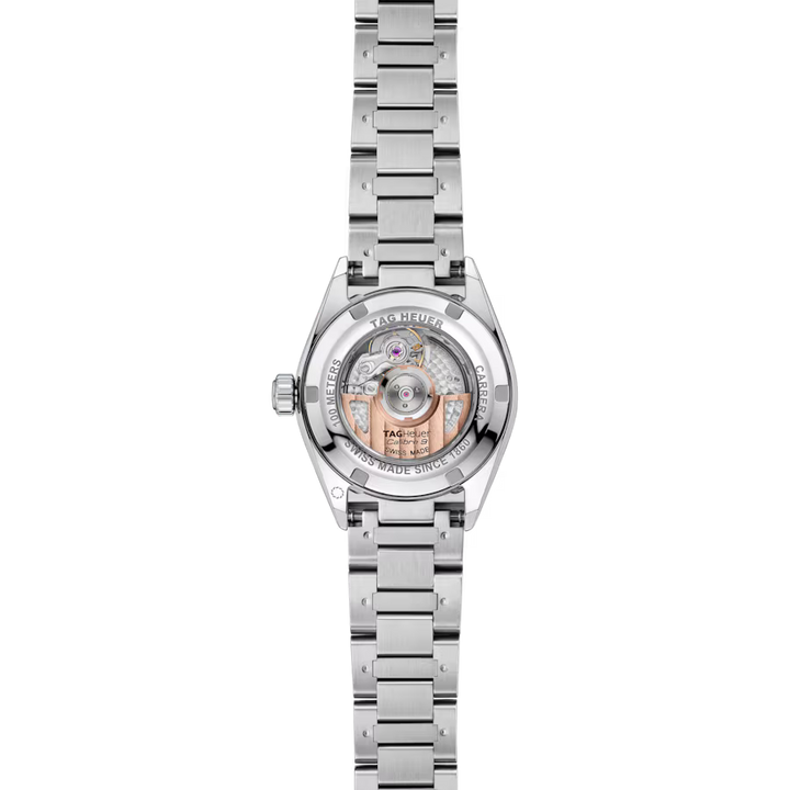 Carrera Date Pink Diamond Dot Dial
